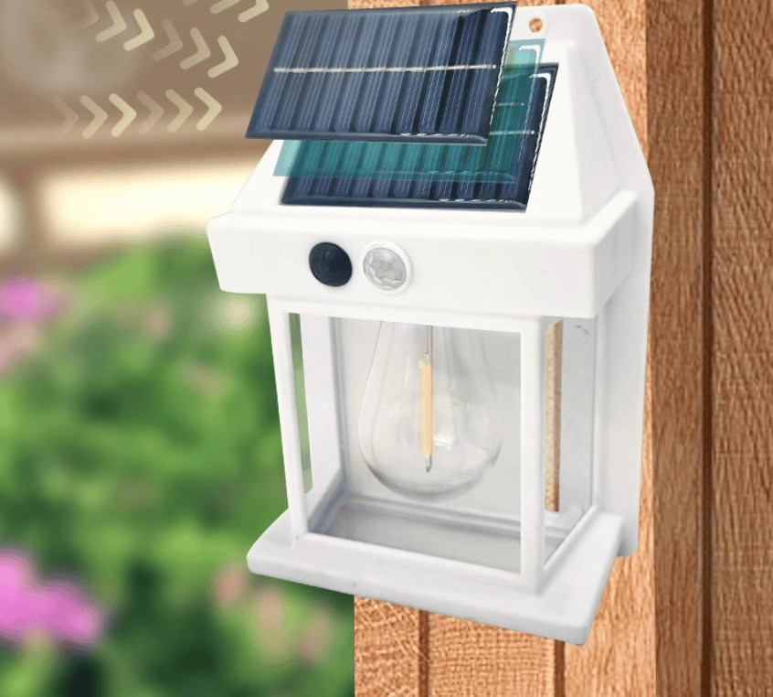 🎁Last Day 50% OFF🔥Solar Wall Lantern with 3 Modes & Motion Sensor, Dusk to Dawn Porch Lights Fixture, Waterproof Exterior Lighting