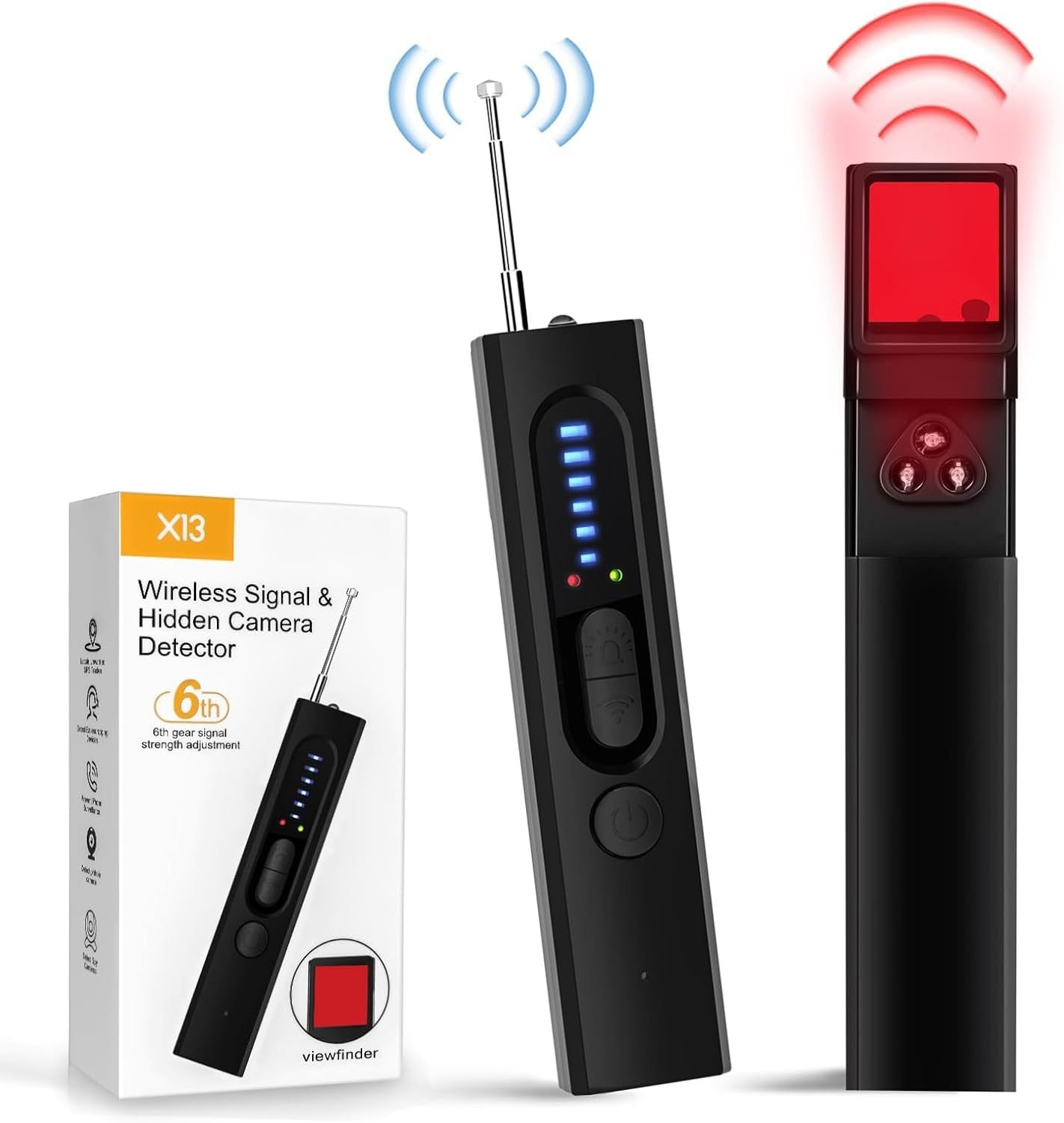 Limited-Time Offer ⏳ Hidden Camera & GPS Tracker Detector with RF Signal Scanner – Find Hidden GPS Trackers Now at 50% Off! 🔥