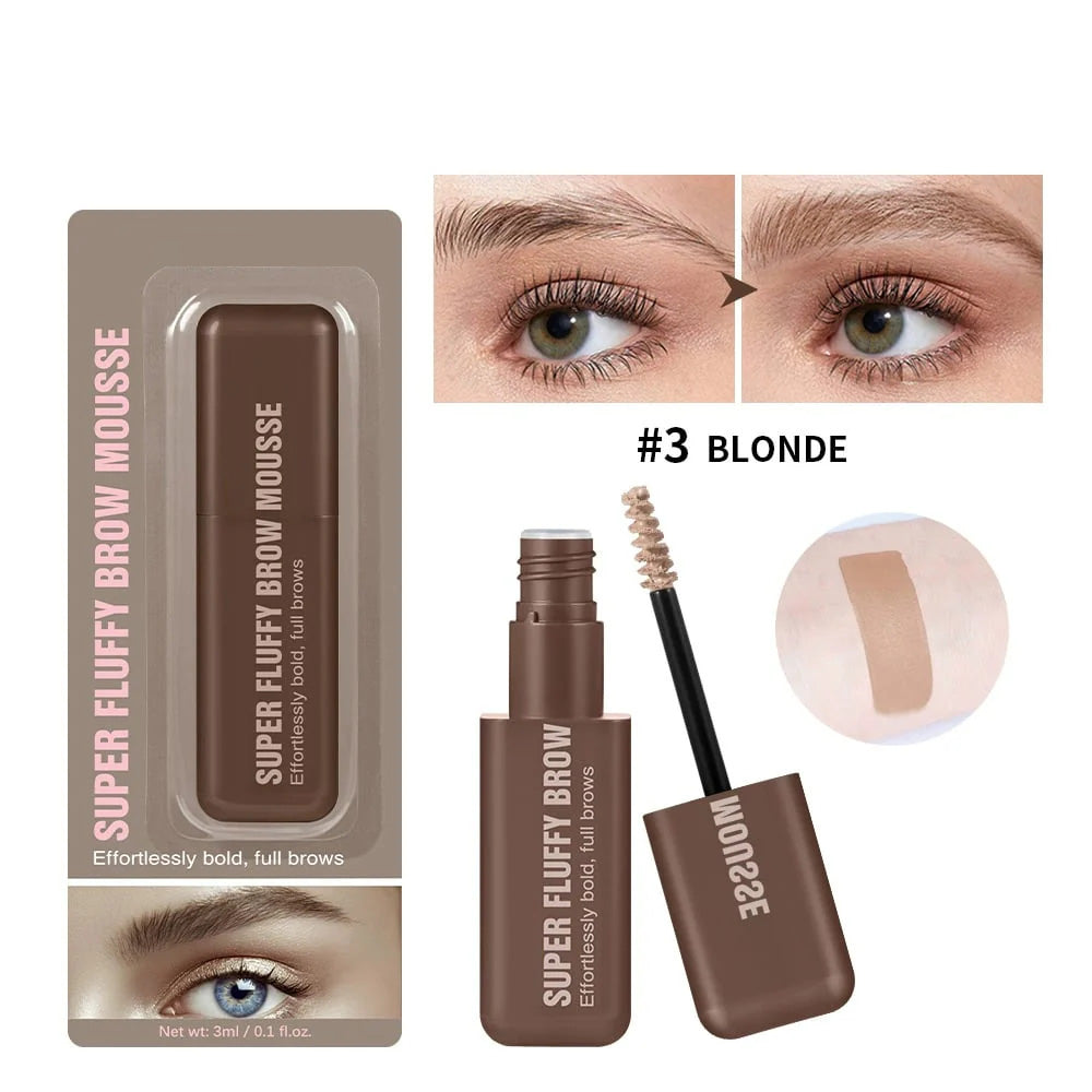 Eyebrow Volumizing Mousse, Buildable Soft & Full brows, All-day Wear, Flake Resistant