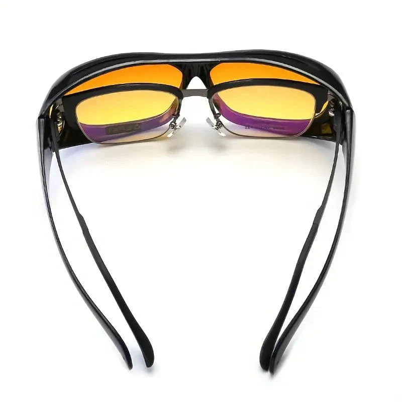 Fit Over Night Driving Glasses with GlareCut Technology