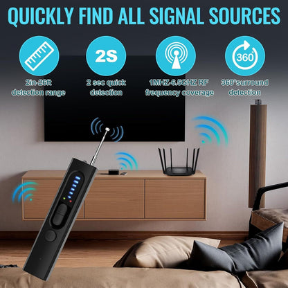Limited-Time Offer ⏳ Hidden Camera & GPS Tracker Detector with RF Signal Scanner – Find Hidden GPS Trackers Now at 50% Off! 🔥