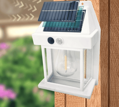 🎁Last Day 50% OFF🔥Solar Wall Lantern with 3 Modes & Motion Sensor, Dusk to Dawn Porch Lights Fixture, Waterproof Exterior Lighting
