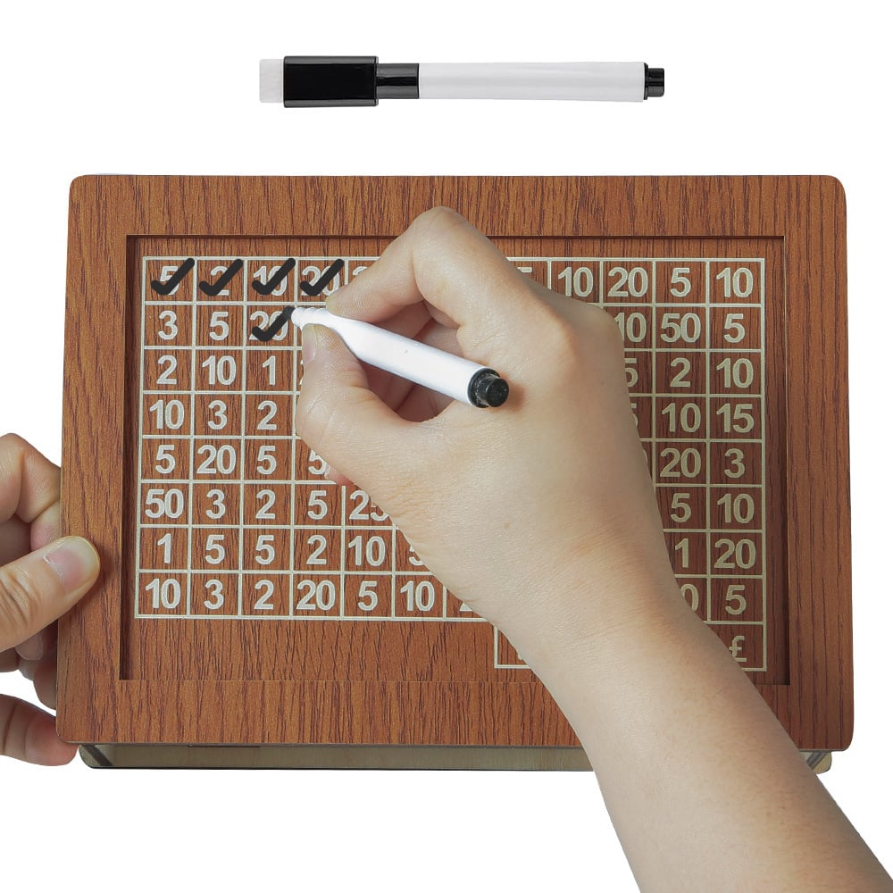 🎁 Hot Sale 49% OFF 🔥Retro Style Wooden Money Box with Counter Piggy Bank Handmade Saving Money Goal Piggy Bank