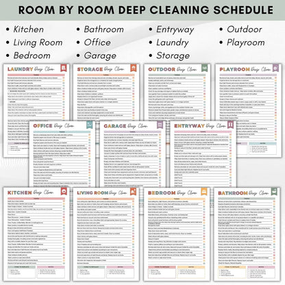 🔥🔥ADHD Cleaning & Organizing Toolkit - Chore Planner✔