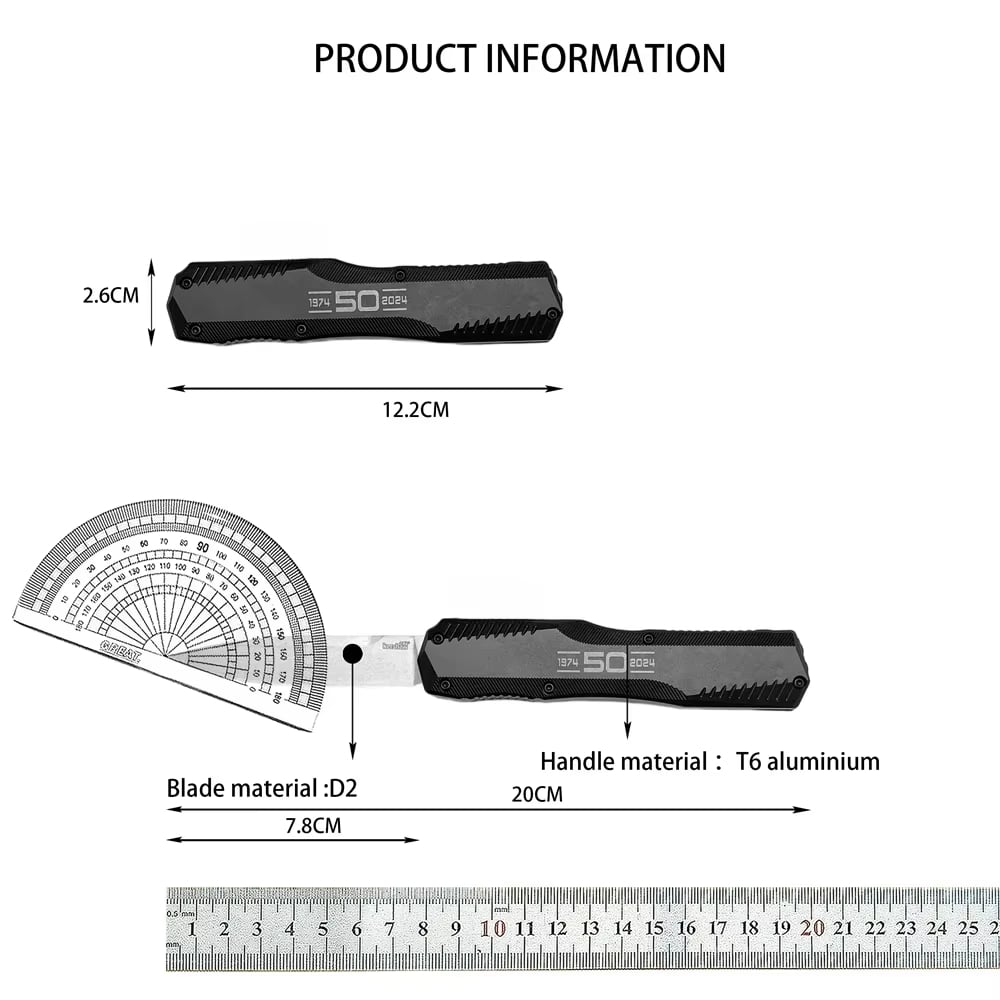 50th Anniversary OTF-Style Pocket Knife (Commemorative Edition)