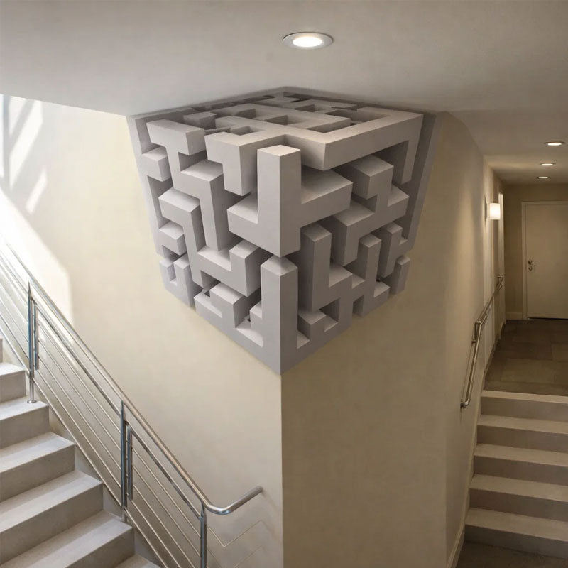 3D Optical Illusion Corner Wall Decal