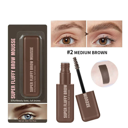 Eyebrow Volumizing Mousse, Buildable Soft & Full brows, All-day Wear, Flake Resistant