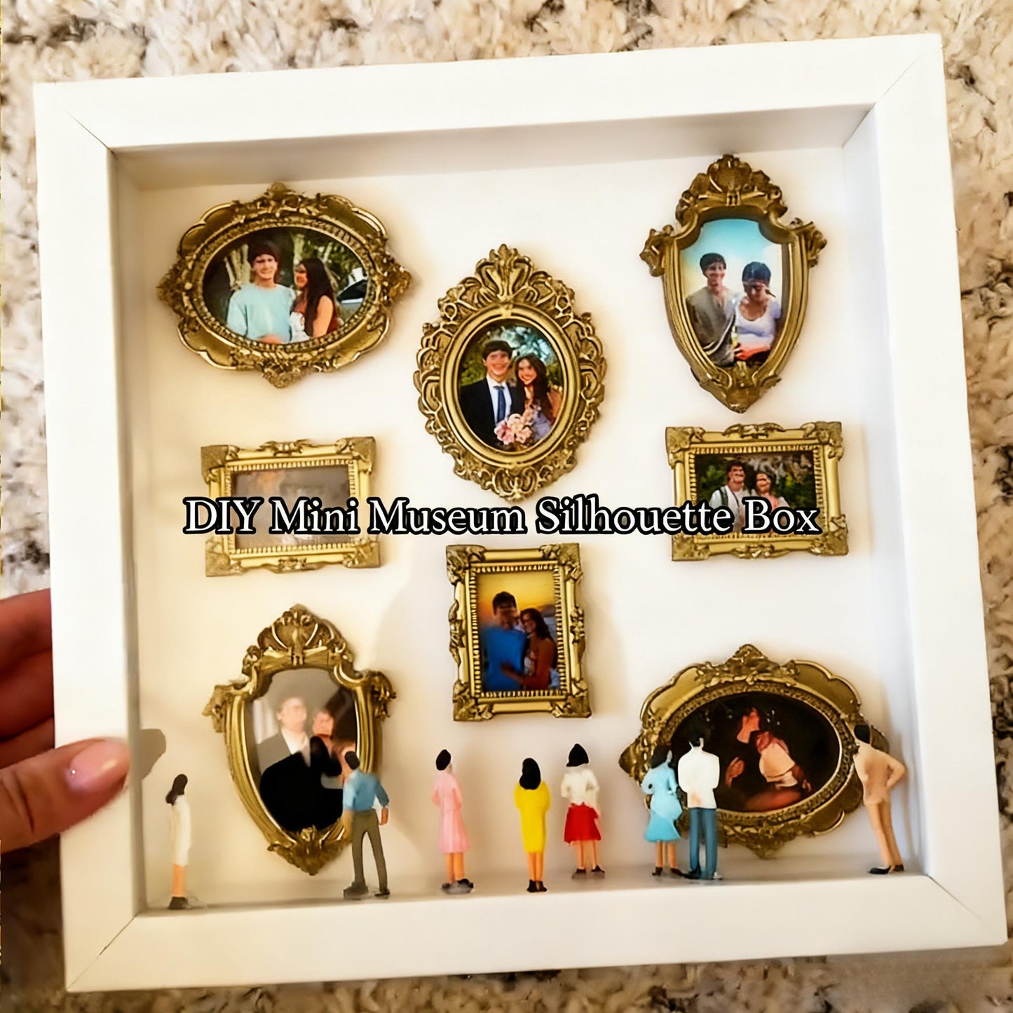 ✨DIY Mini Museum Silhouette Box – Celebrate Your Unique Memories in Style💖