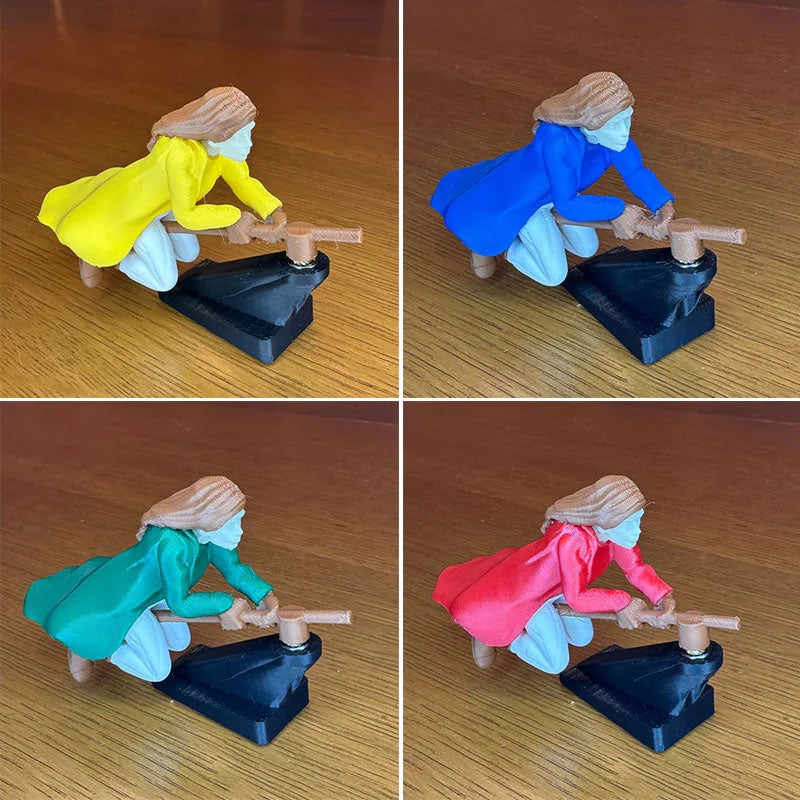 🏆NEW YEAR SALE 47% OFF🔮🚗Witch and Wizard Broomstick Dashboard Drift Ornaments