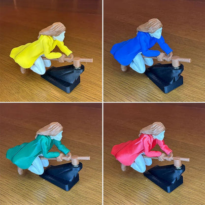 🏆NEW YEAR SALE 47% OFF🔮🚗Witch and Wizard Broomstick Dashboard Drift Ornaments