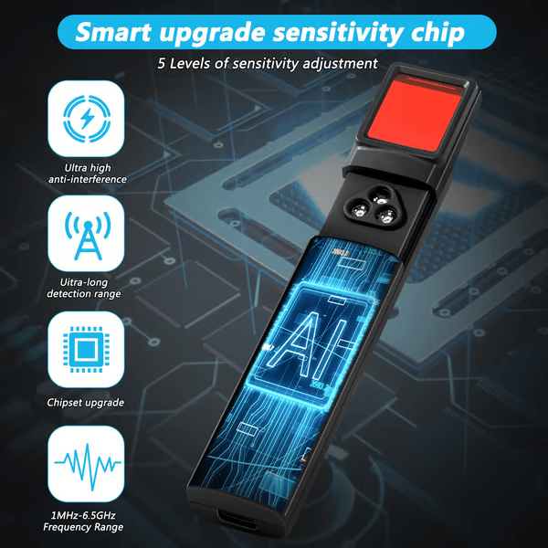 Limited-Time Offer ⏳ Hidden Camera & GPS Tracker Detector with RF Signal Scanner – Find Hidden GPS Trackers Now at 50% Off! 🔥