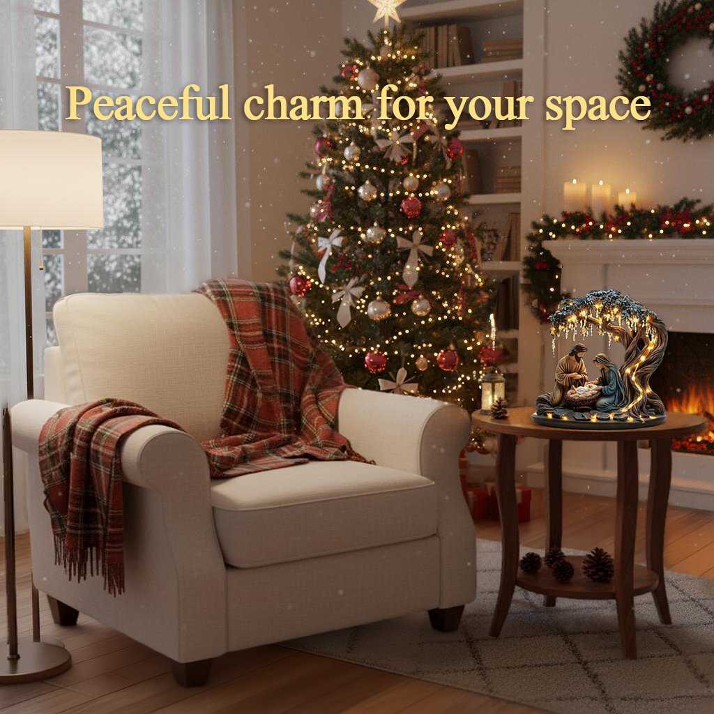 🎄🎁3D Christmas Nativity Scene Decorative Figurine