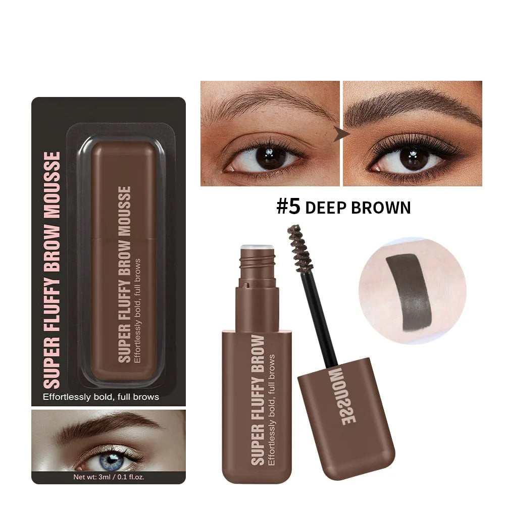 Eyebrow Volumizing Mousse, Buildable Soft & Full brows, All-day Wear, Flake Resistant