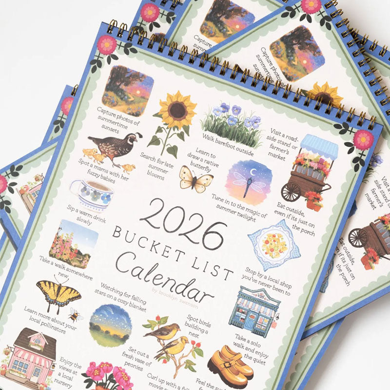 PREORDER 2026 Bucket List Calendar
