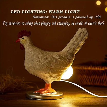⏰Christmas Limited Sale 49% OFF!!🐓Chicken Design Desktop Decorative Light🥚