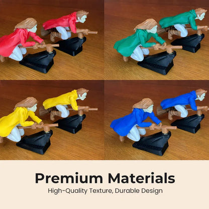 🏆NEW YEAR SALE 47% OFF🔮🚗Witch and Wizard Broomstick Dashboard Drift Ornaments