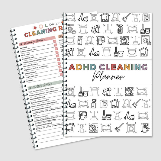 🔥🔥ADHD Cleaning & Organizing Toolkit - Chore Planner✔