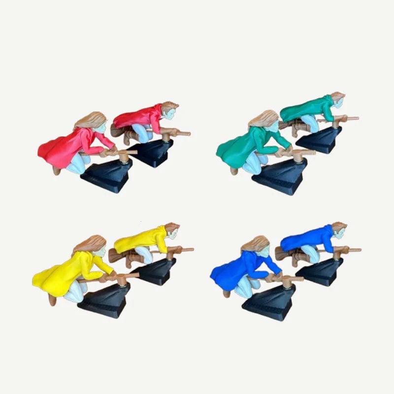 🏆NEW YEAR SALE 47% OFF🔮🚗Witch and Wizard Broomstick Dashboard Drift Ornaments