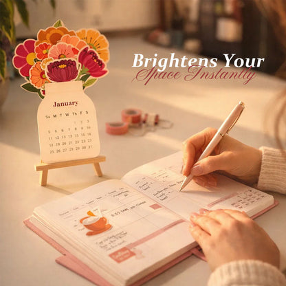 Blooming Desk Flower Calendar