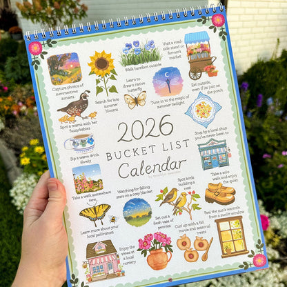 PREORDER 2026 Bucket List Calendar