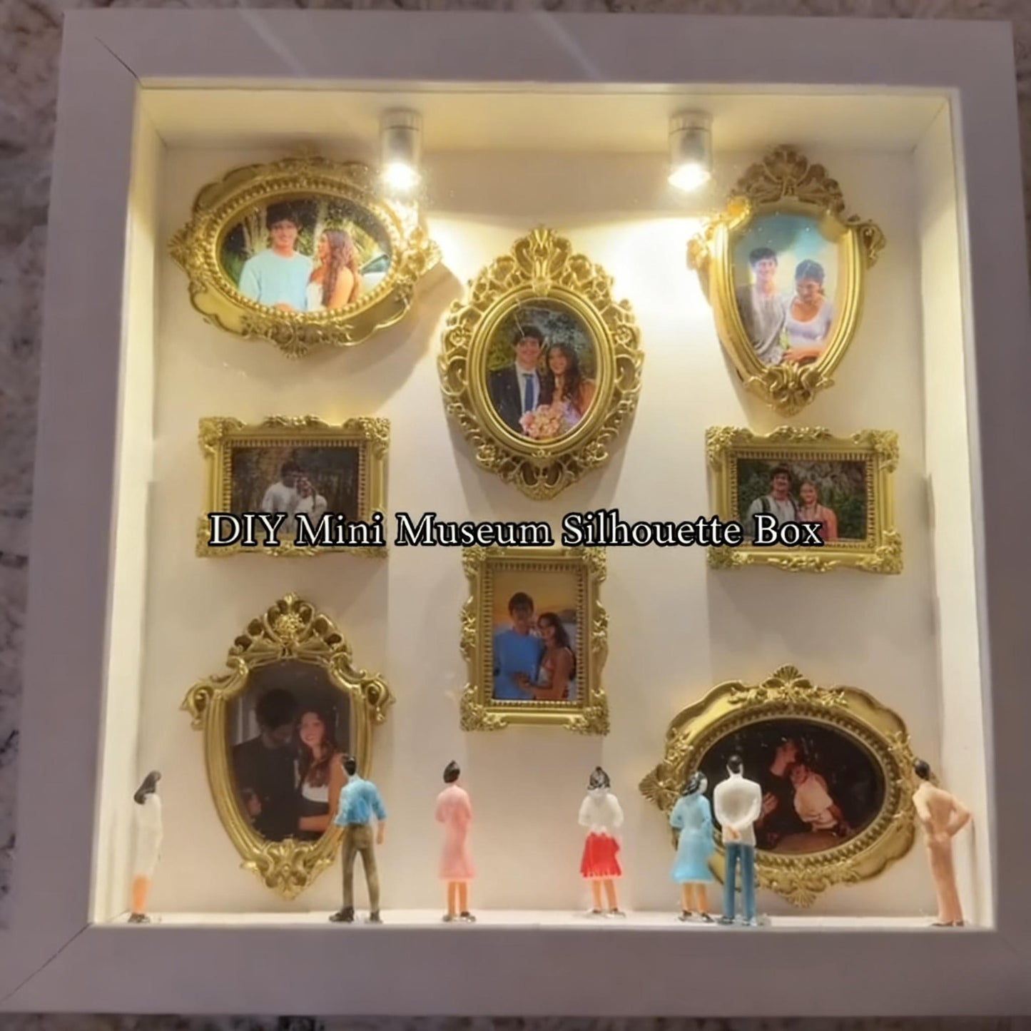 ✨DIY Mini Museum Silhouette Box – Celebrate Your Unique Memories in Style💖