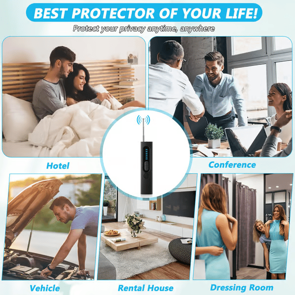 Limited-Time Offer ⏳ Hidden Camera & GPS Tracker Detector with RF Signal Scanner – Find Hidden GPS Trackers Now at 50% Off! 🔥