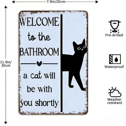 🔥🐱Vintage Black & White Cat Wall Art