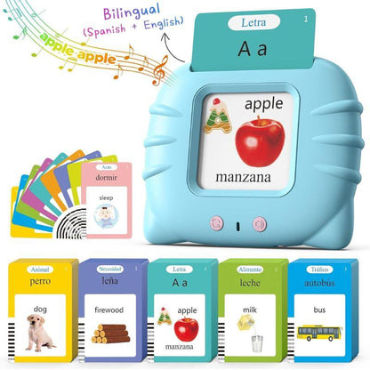 ⚡Hot Sales 49% OFF🔥Multilingual Talking Flash-Card Reader with Cards