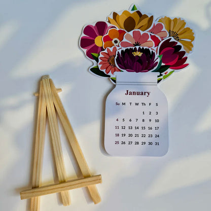 Blooming Desk Flower Calendar