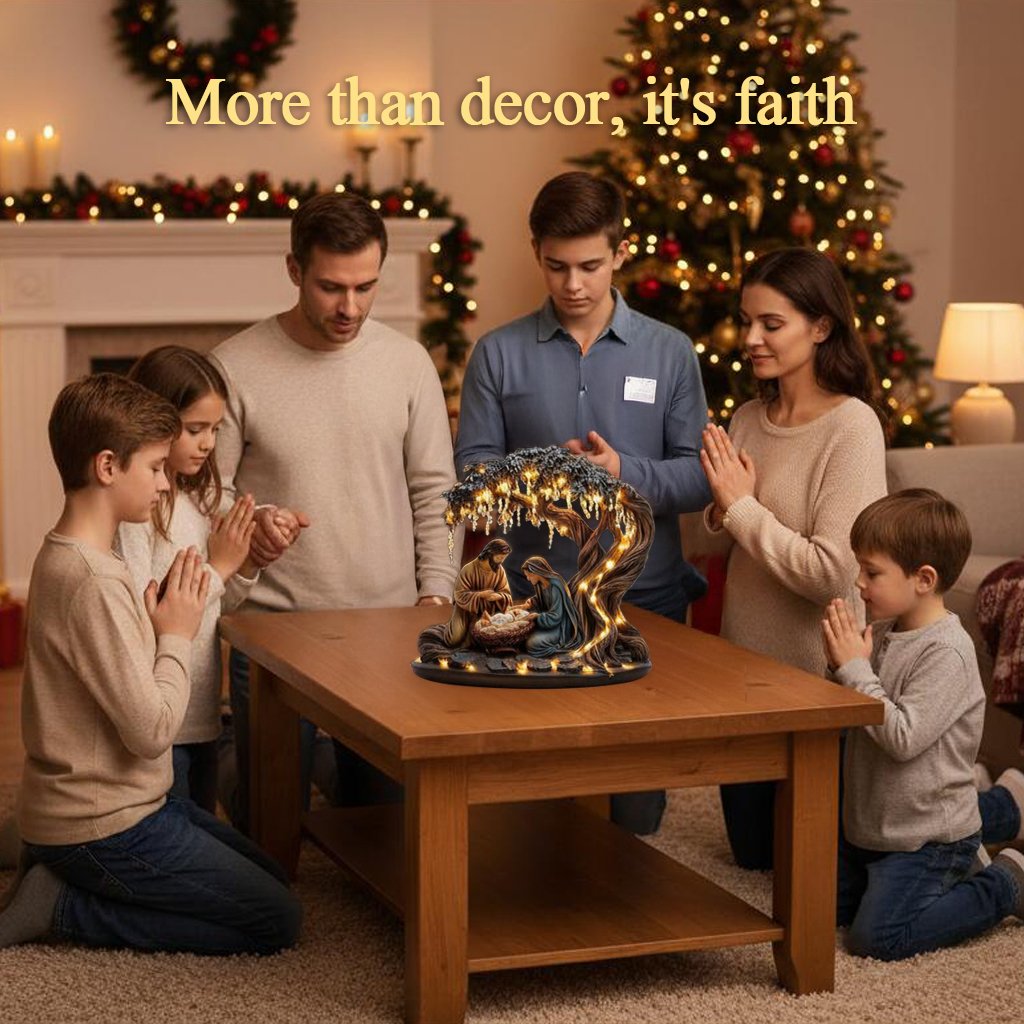 🎄🎁3D Christmas Nativity Scene Decorative Figurine