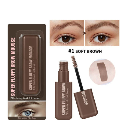 Eyebrow Volumizing Mousse, Buildable Soft & Full brows, All-day Wear, Flake Resistant