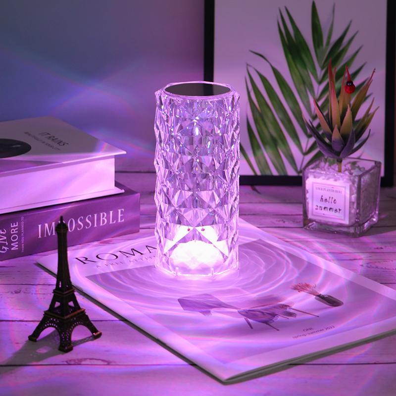 🎁Last Day Promotion 49% OFF🔥Artificial Crystal Table Lamp(Can Switch 16 Colors)