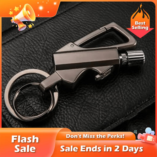 🏆Flash Sale⚡ 50K+ SOLD! Almost Gone-💥Permanent Match Infinity Lighter with Multitool Keychain Bottle Opener