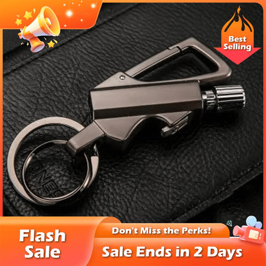 🏆Flash Sale⚡ 50K+ SOLD! Almost Gone-💥Permanent Match Infinity Lighter with Multitool Keychain Bottle Opener