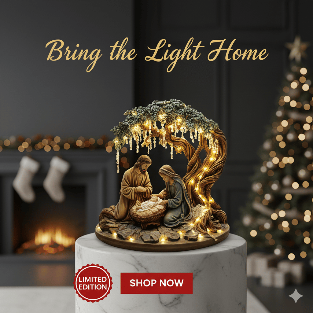 🎄🎁3D Christmas Nativity Scene Decorative Figurine