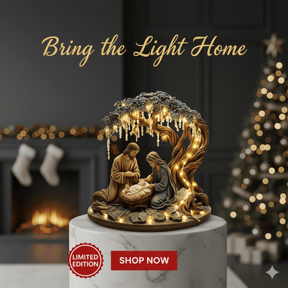 🎄🎁3D Christmas Nativity Scene Decorative Figurine