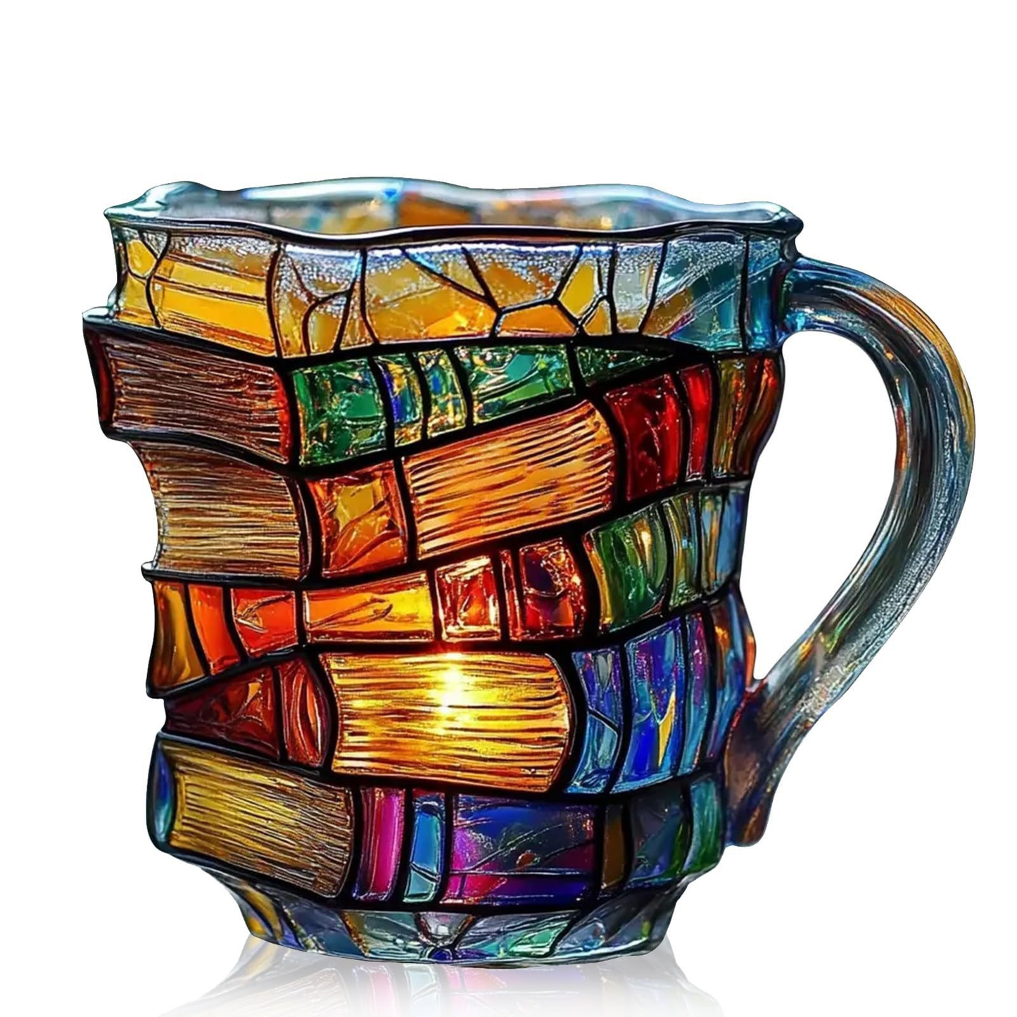 Ceramic Innovative 3D Painting Book Mug