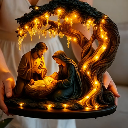 🎄🎁3D Christmas Nativity Scene Decorative Figurine