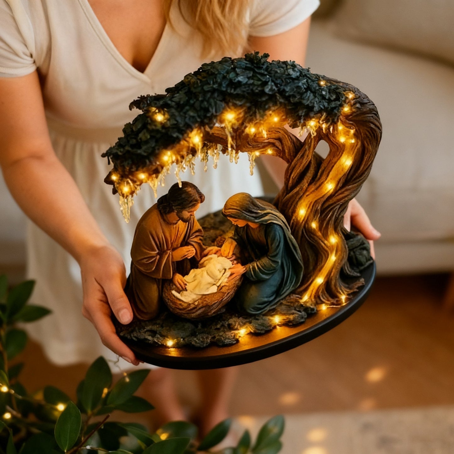 🎄🎁3D Christmas Nativity Scene Decorative Figurine