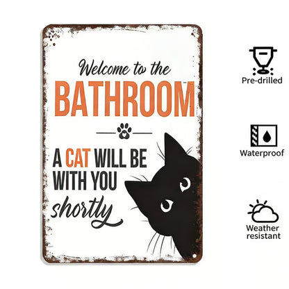 🔥🐱Vintage Black & White Cat Wall Art