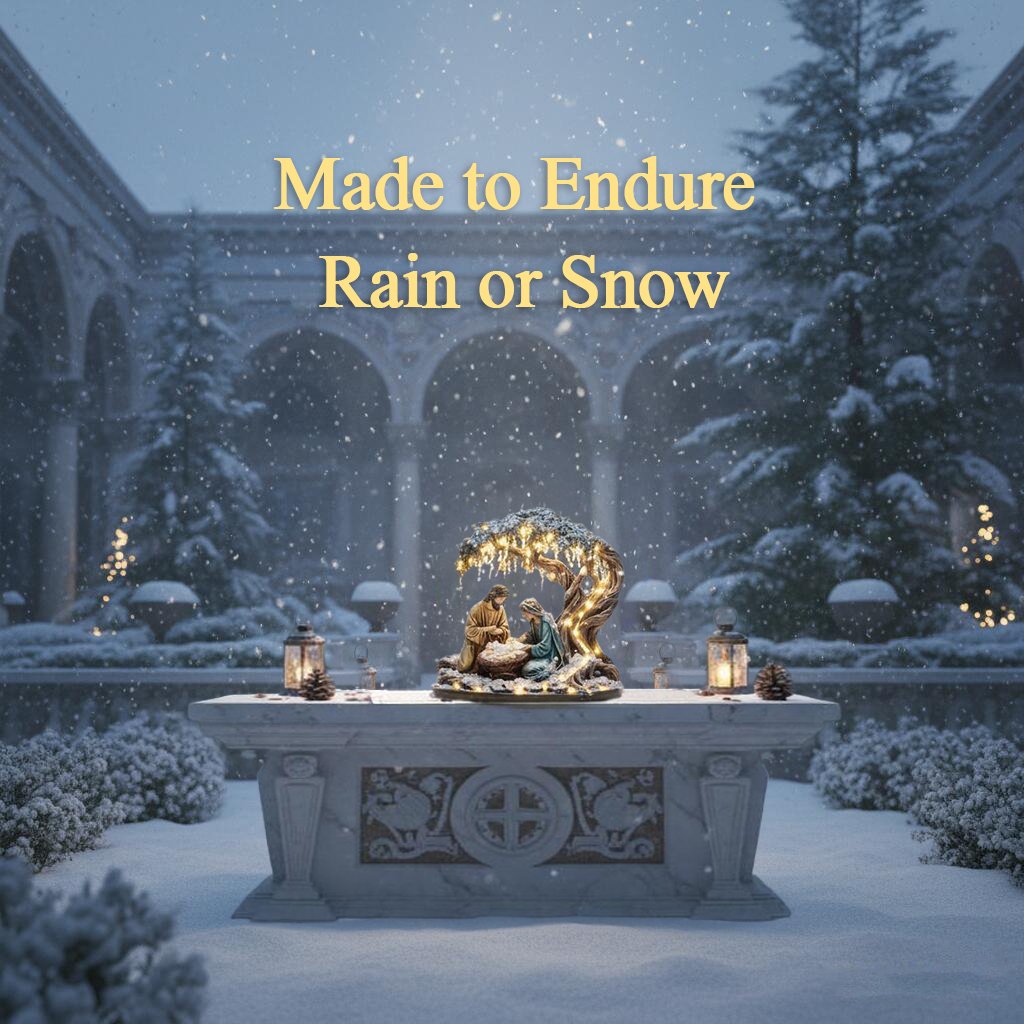 🎄🎁3D Christmas Nativity Scene Decorative Figurine