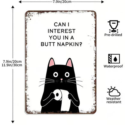 🔥🐱Vintage Black & White Cat Wall Art