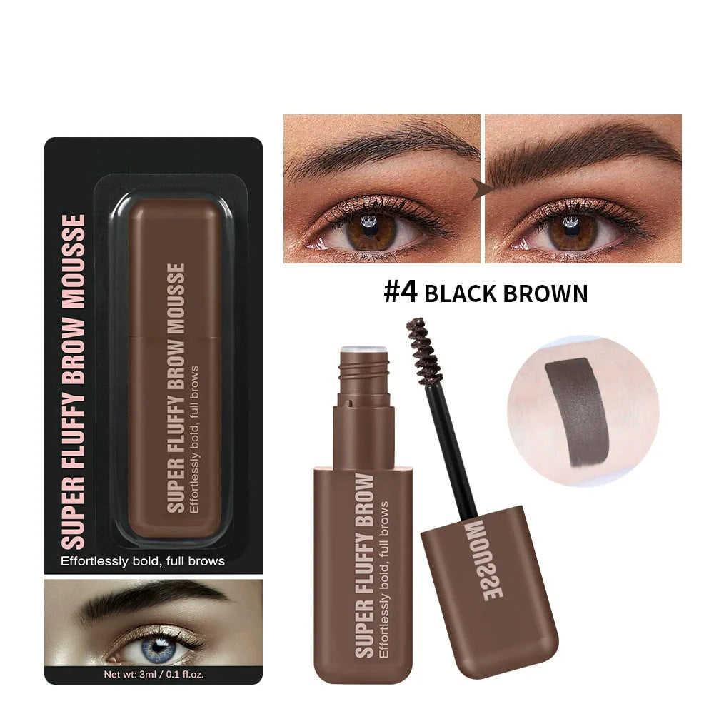 Eyebrow Volumizing Mousse, Buildable Soft & Full brows, All-day Wear, Flake Resistant