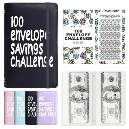 🔥LAST DAY 49% OFF🔥--✉️100 Envelope Savings Challenge Book