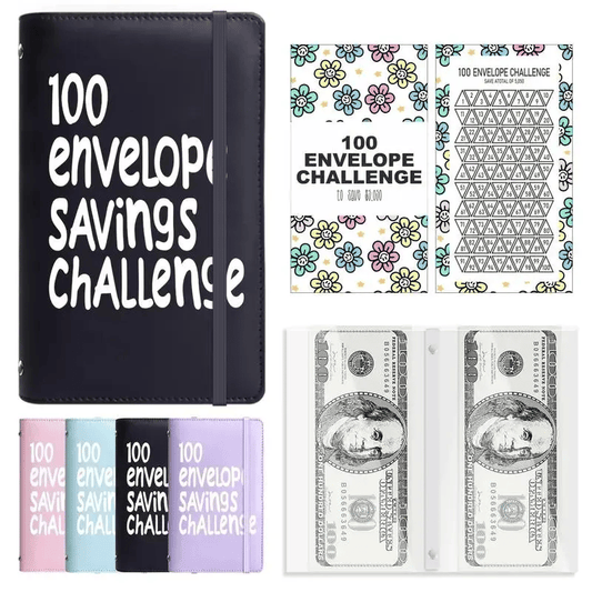 🔥LAST DAY 49% OFF🔥--✉️100 Envelope Savings Challenge Book