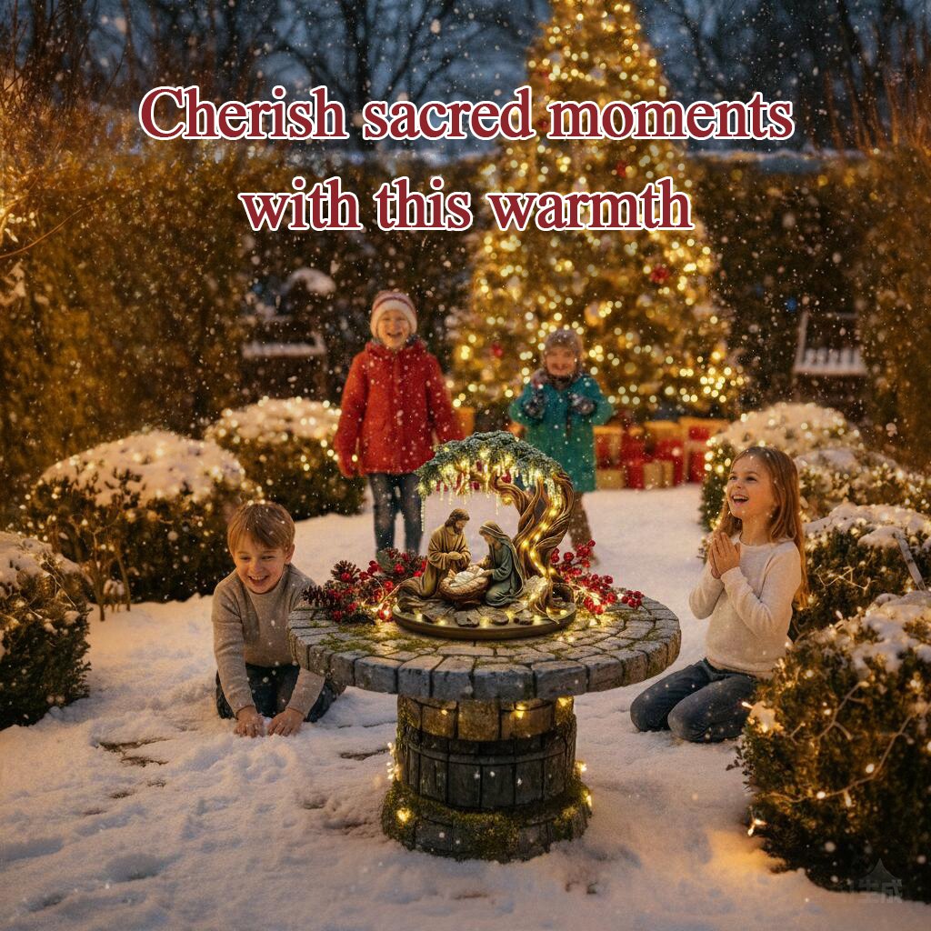 🎄🎁3D Christmas Nativity Scene Decorative Figurine