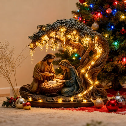 🎄🎁3D Christmas Nativity Scene Decorative Figurine
