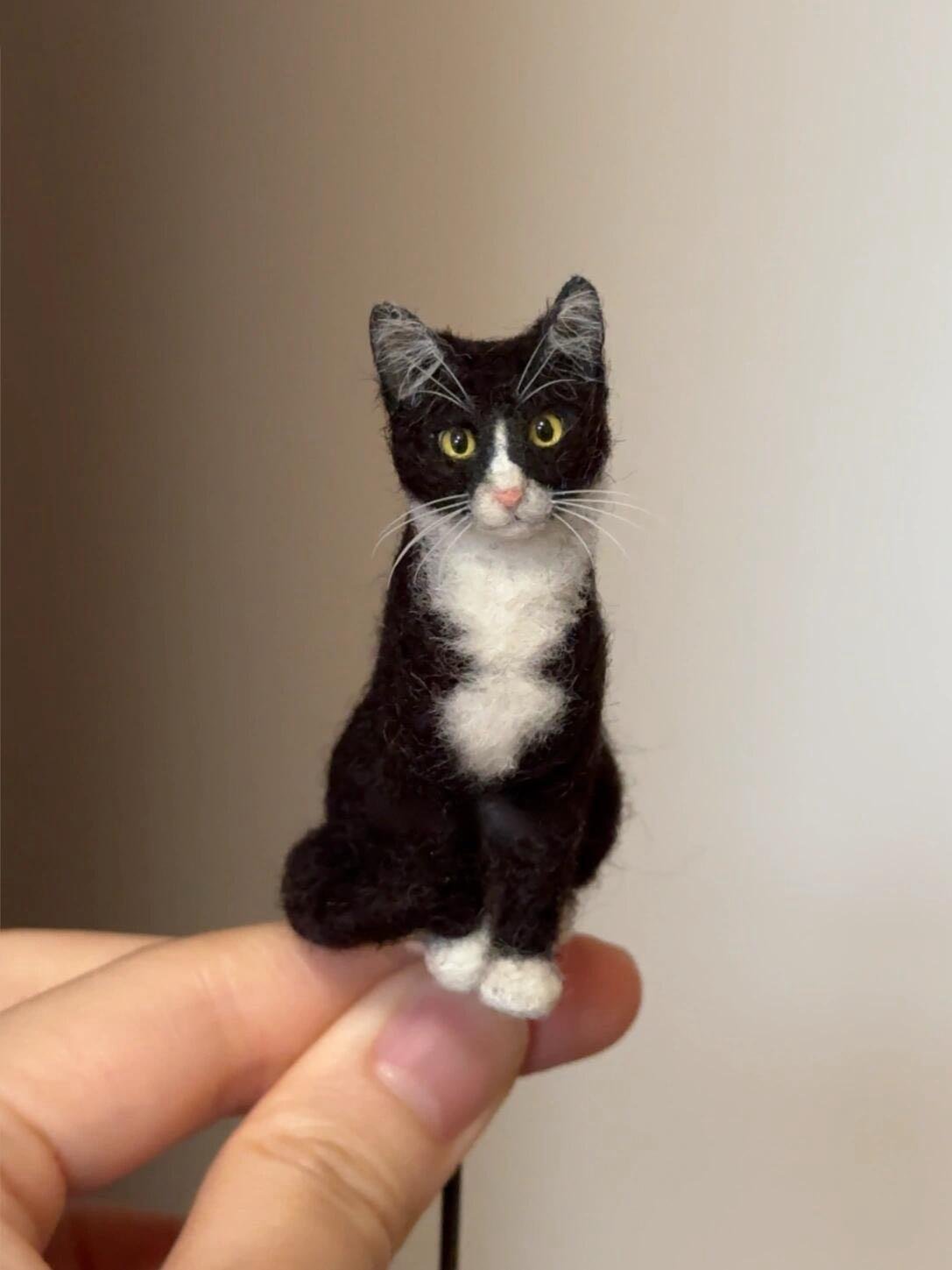 🐱💖Mini Felted Wool Cat