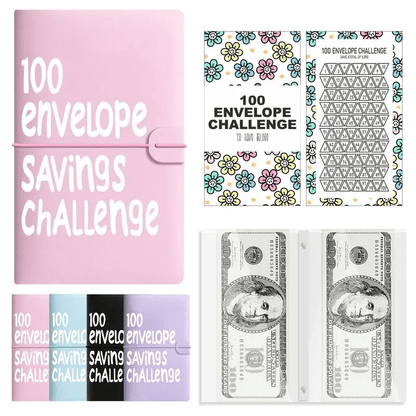 🔥LAST DAY 49% OFF🔥--✉️100 Envelope Savings Challenge Book
