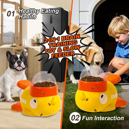 🏆HOT SALE 49% OFF - 🐱🐶 Ducek Little Yellow Duck Feeder Toy